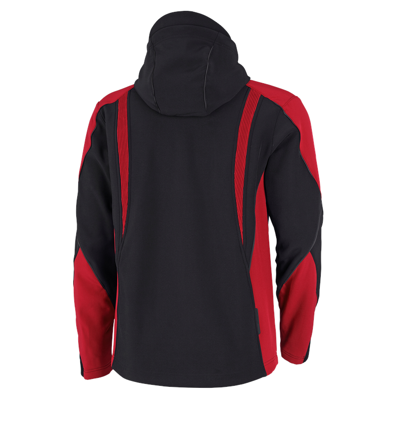 Joiners / Carpenters: Softshell jacket e.s.vision + black/red 3