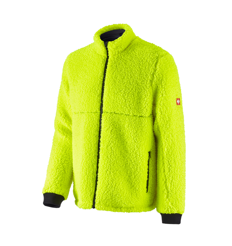 Cold: e.s. Forestry faux fur jacket + high-vis yellow 2
