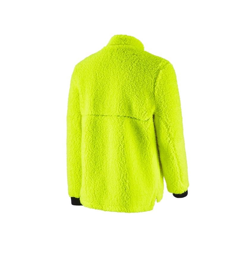 Cold: e.s. Forestry faux fur jacket + high-vis yellow 3