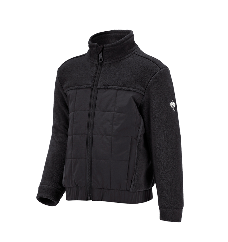 Topics: Hybrid fleece jacket e.s.concrete, children's + black 2