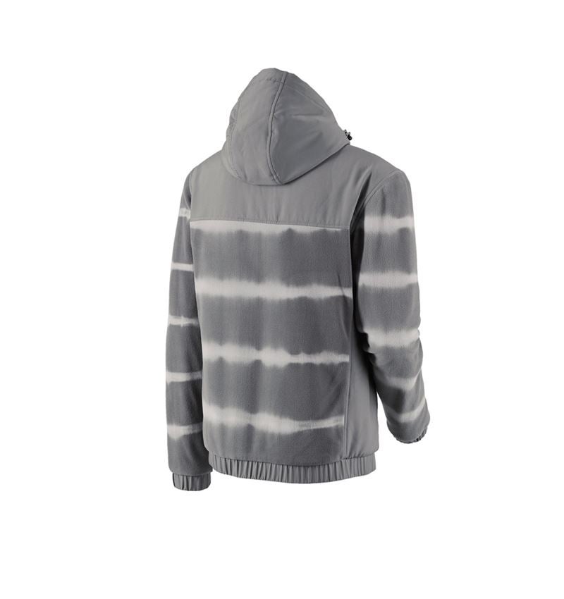Topics: Hybrid fleece hoody jacket tie-dye e.s.motion ten + granite/opalgrey 4