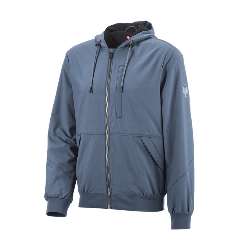 Work Jackets: Hooded jacket e.s.iconic + oxidblue 5