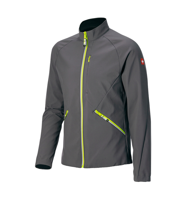 Topics: Softshell jacket e.s.ambition + anthracite/high-vis yellow 7