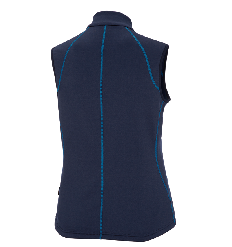 Work Body Warmer: Funct. bodyw. thermo stretch e.s.motion 2020,lad. + navy/atoll 3