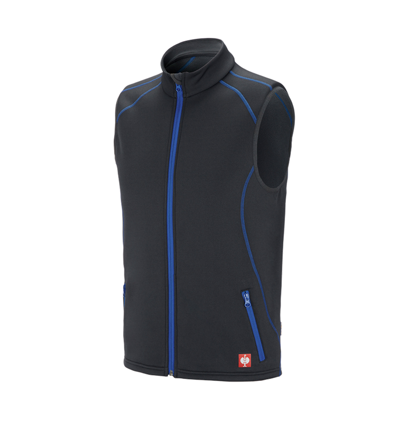 Joiners / Carpenters: Function bodywarmer thermo stretch e.s.motion 2020 + graphite/gentianblue 2