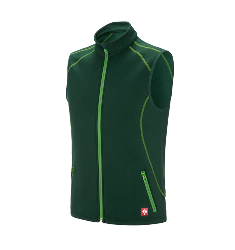 Joiners / Carpenters: Function bodywarmer thermo stretch e.s.motion 2020 + green/seagreen 2