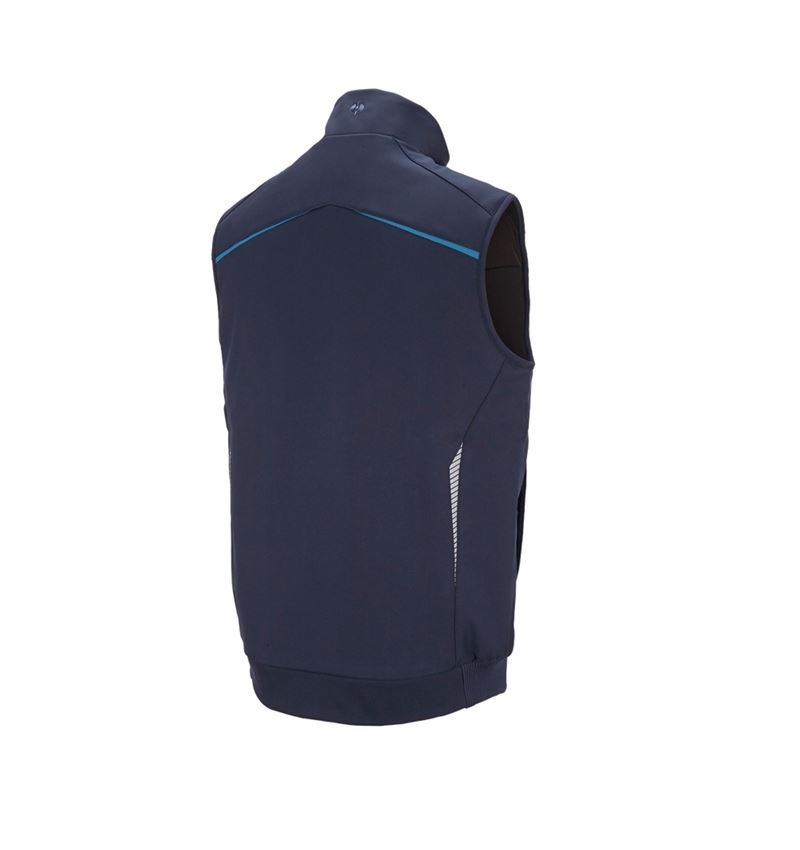 Joiners / Carpenters: Winter softshell bodywarmer e.s.motion 2020 + navy/atoll 3