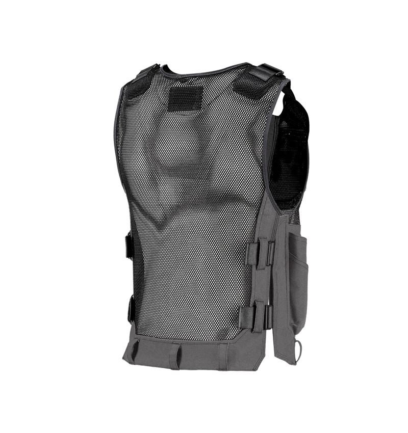 Work Body Warmer: Tool vest e.s.iconic + carbongrey/black 5