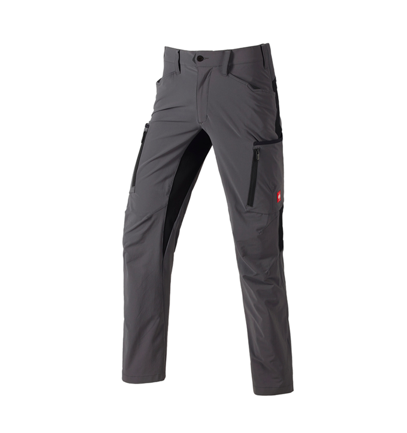 Work Trousers: Cargo trousers e.s.vision stretch, men's + anthracite 2