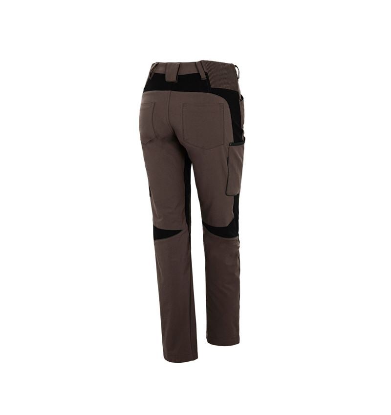 Topics: Cargo trousers e.s.vision stretch, ladies' + chestnut/black 3
