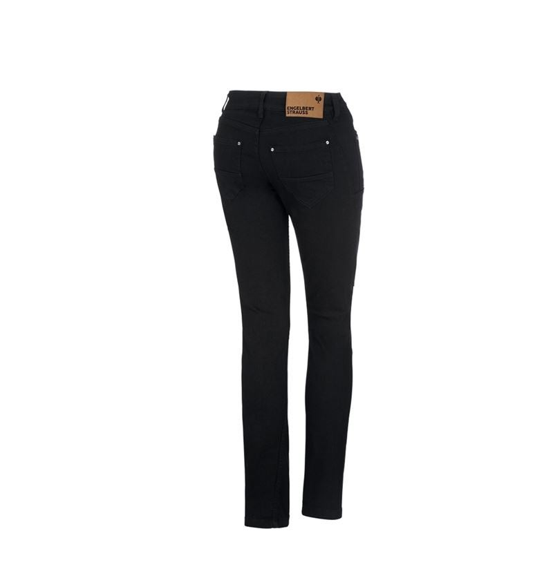 Work Trousers: e.s. 7-pocket jeans, ladies' + black 4