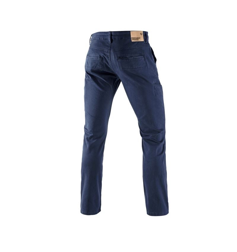 Work Trousers: e.s. Trousers Chino, men's + navy 1