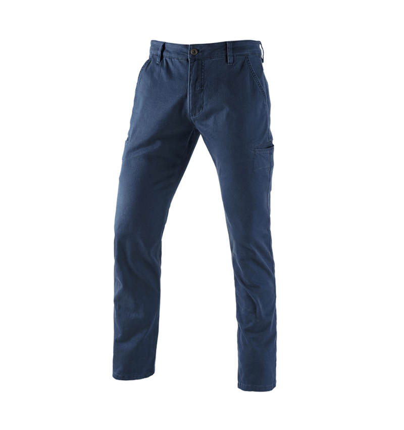 Work Trousers: e.s. Trousers Chino, men's + navy