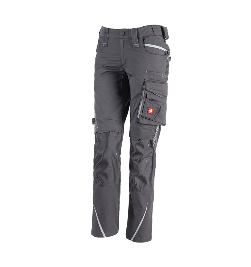 Work Trousers: Ladies' trousers e.s.motion 2020 winter + anthracite/platinum