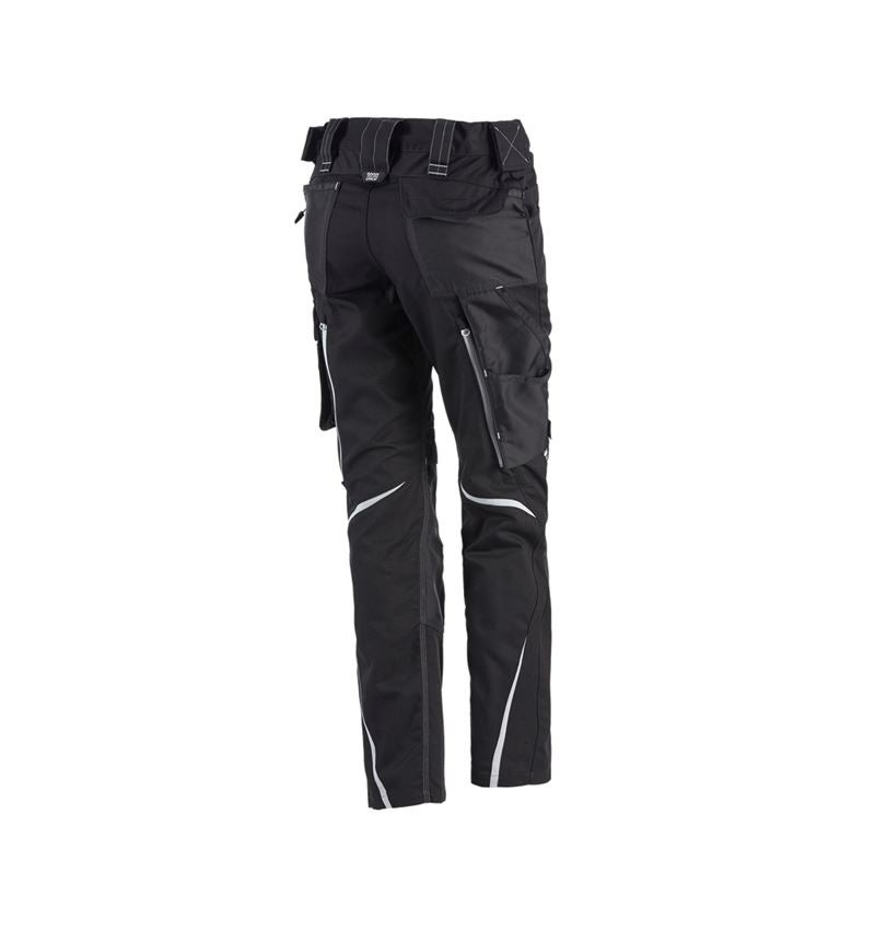 Work Trousers: Ladies' trousers e.s.motion 2020 winter + black/platinum 3