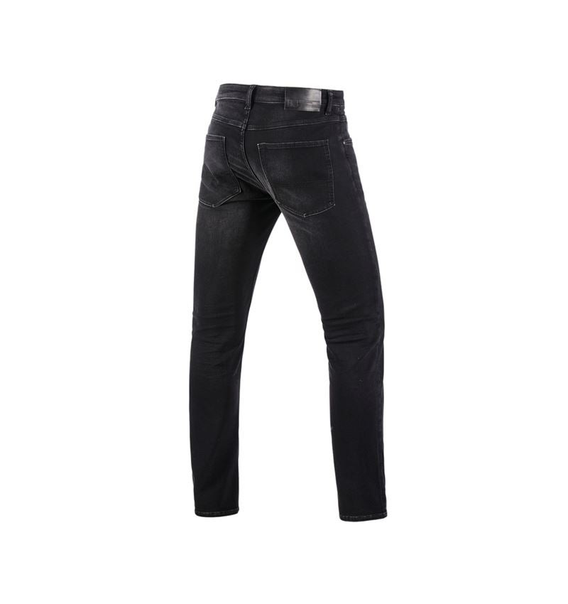 Work Trousers: e.s. 5-pocket jeans jog-denim + blackwashed 3