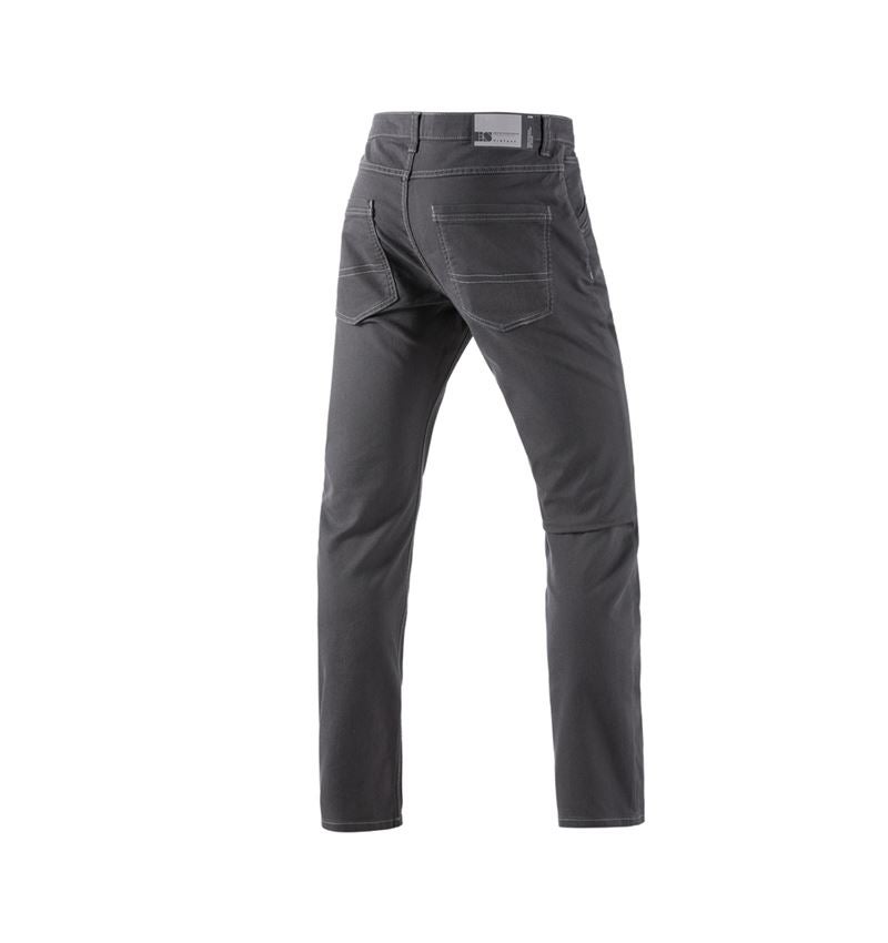 Work Trousers: 5-pocket Trousers e.s.vintage + pewter 3