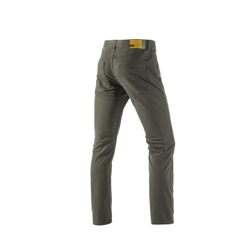 Work Trousers: 5-pocket Trousers e.s.vintage + disguisegreen 3