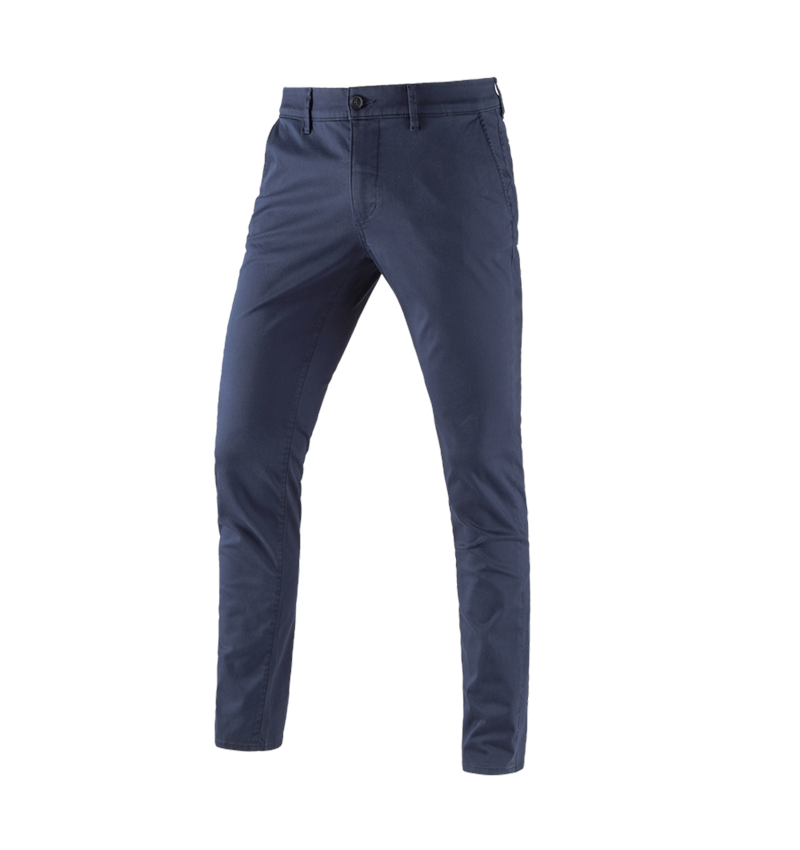 Topics: e.s. 5-pocket work trousers Chino + navy 2