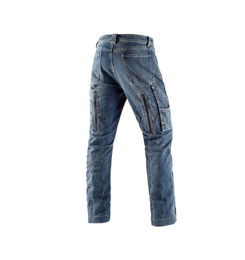 Forestry / Cut Protection Clothing: e.s. Forestry cut-protection jeans + stonewashed 3