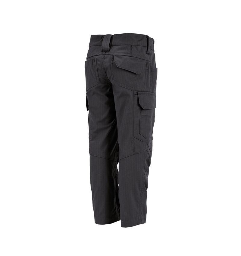 Topics: Trousers e.s.concrete solid, children's + black 3