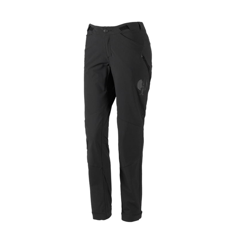 Clothing: Functional trousers e.s.trail, ladies' + black 3