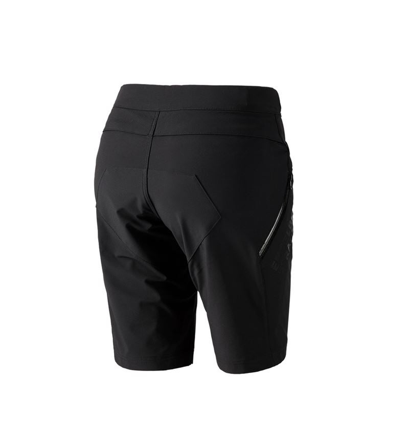 Work Trousers: Functional shorts e.s.trail, ladies' + black 4