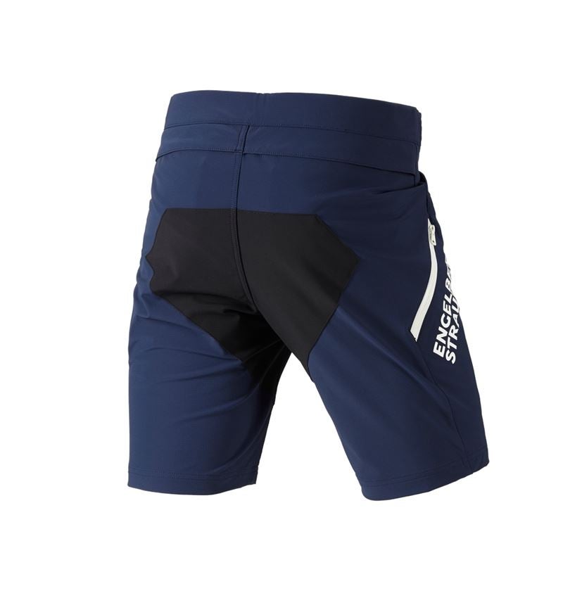 Work Trousers: Functional short e.s.trail + deepblue/white 4