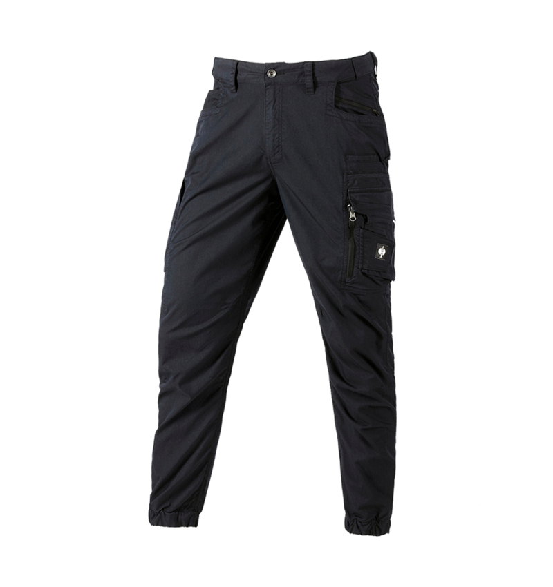 Work Trousers: Cargo trousers e.s.motion ten summer + black 2