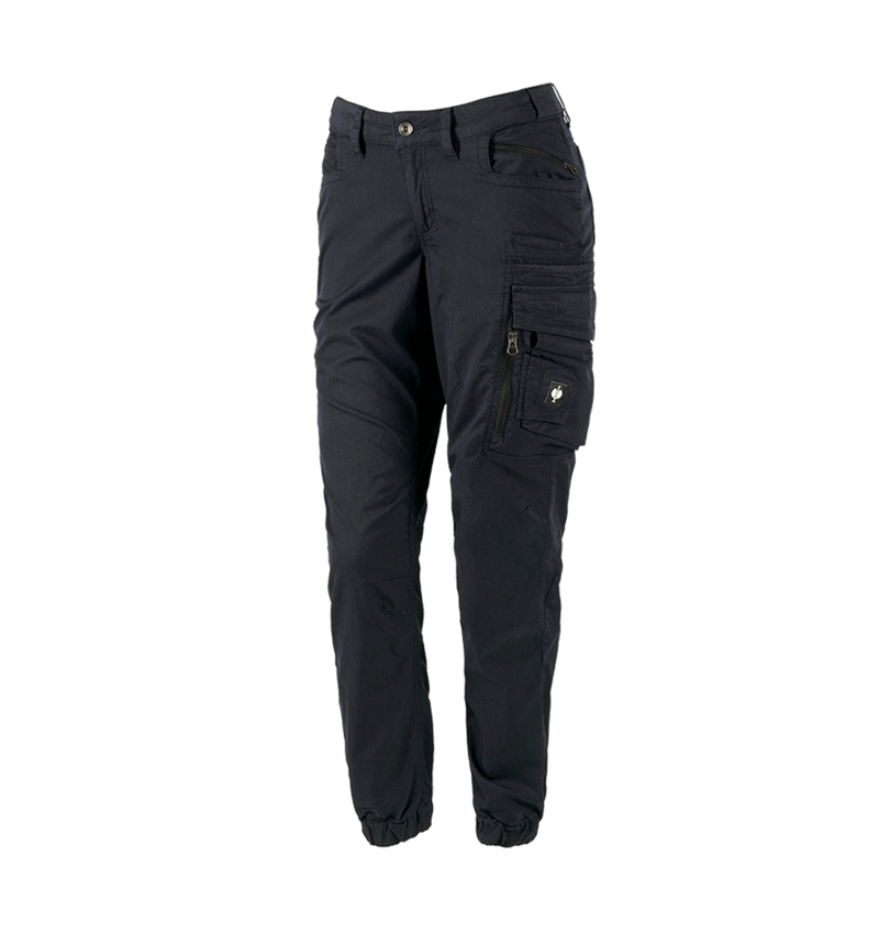 Work Trousers: Cargo trousers e.s.motion ten summer,ladies' + black 2