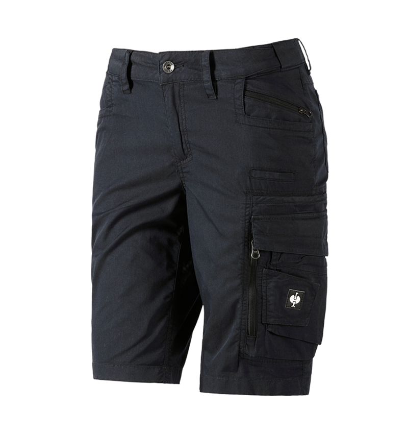 Work Trousers: Cargo shorts e.s.motion ten summer,ladies' + black 2