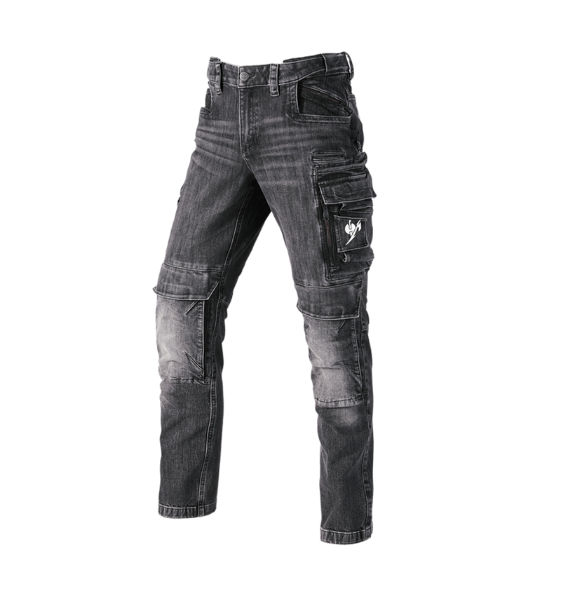 Work Trousers: Metallica denim pants + blackwashed 3