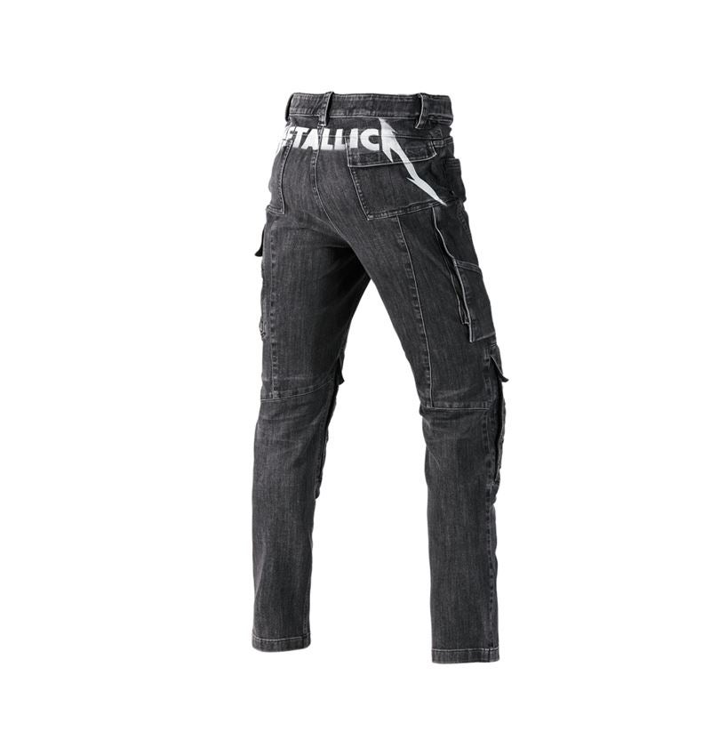 Work Trousers: Metallica denim pants + blackwashed 4
