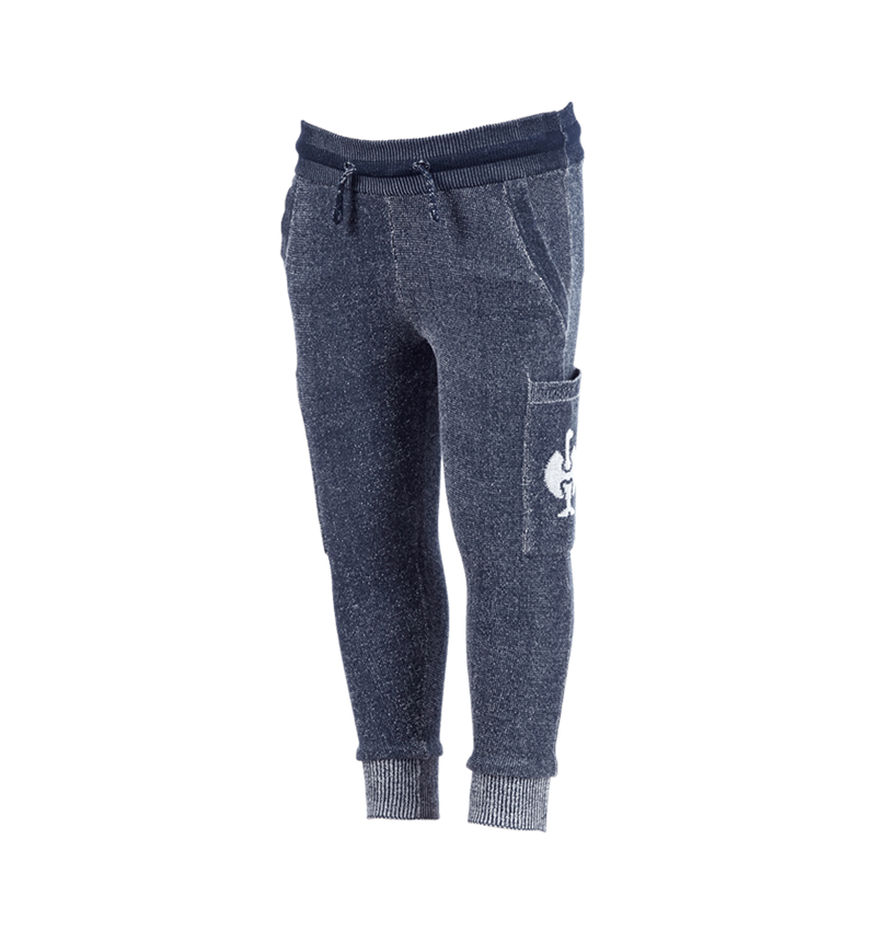 Work Trousers: e.s. Homewear Cargo trousers, children's + deepblue 2