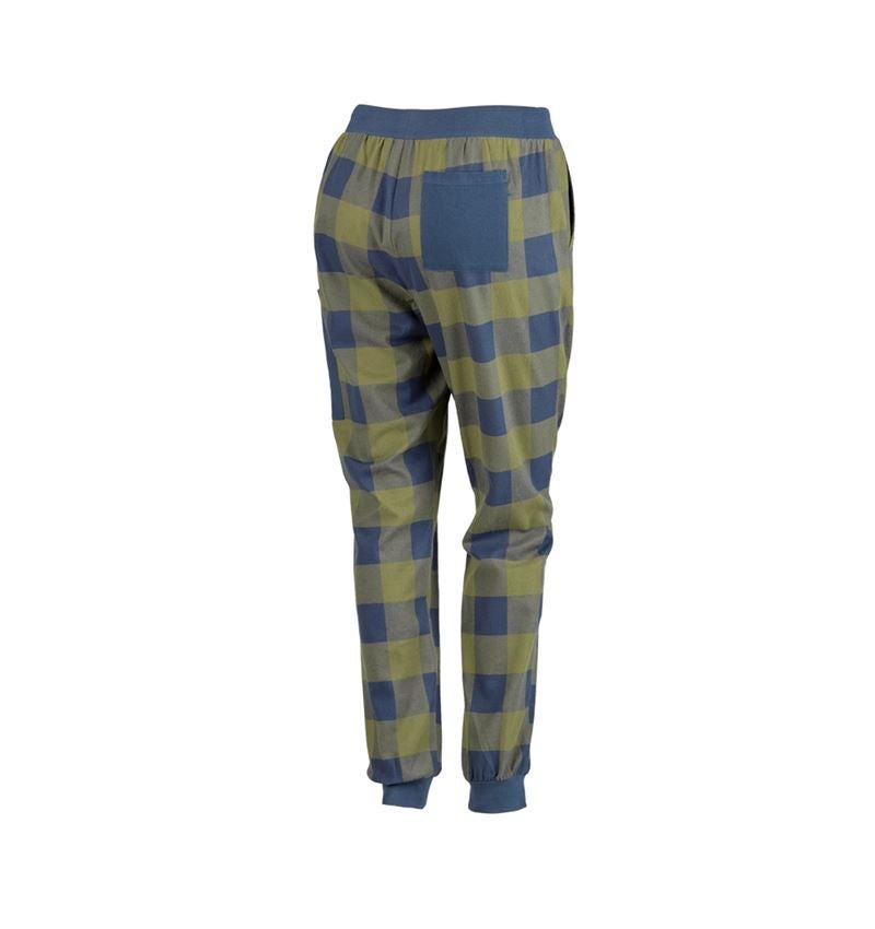Accessories: e.s. Pyjama Trousers, ladies' + mountaingreen/oxidblue 3