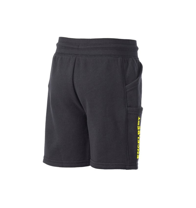 Shorts: Sweat short light e.s.trail, children's + black/acid yellow 5