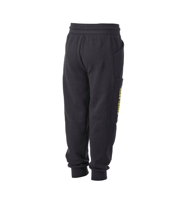 Trousers: Sweat pants light e.s.trail, children's + black/acid yellow 5