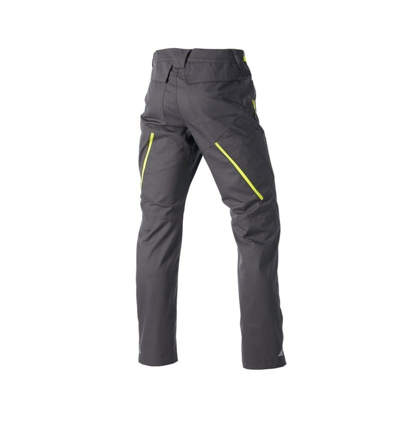 Work Trousers: Multipocket trousers e.s.ambition + anthracite/high-vis yellow 9