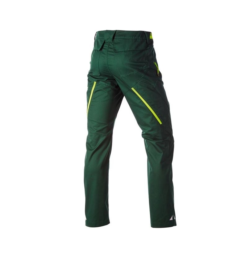 Clothing: Multipocket trousers e.s.ambition + green/high-vis yellow 6