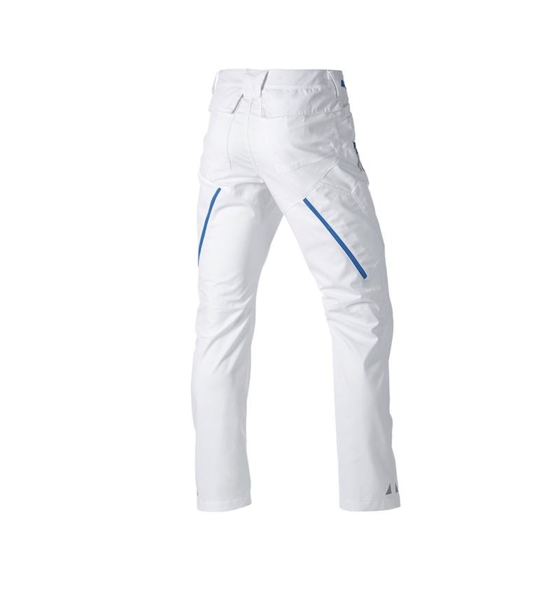 Clothing: Multipocket trousers e.s.ambition + white/gentianblue 8