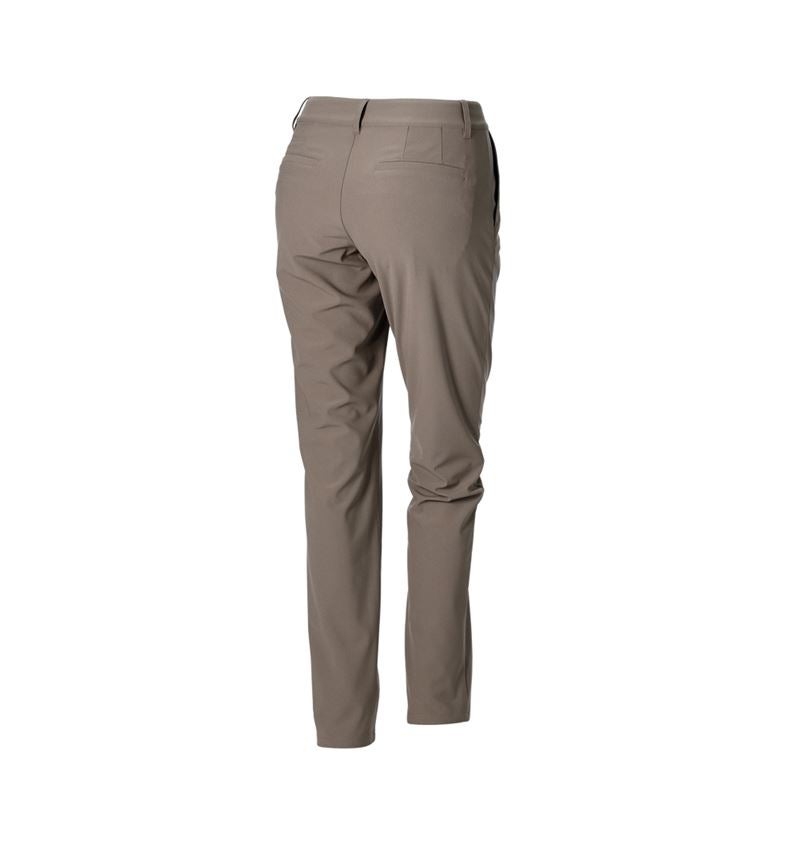 Work Trousers: Trousers Chino e.s.work&travel, ladies’ + umbrabrown 4