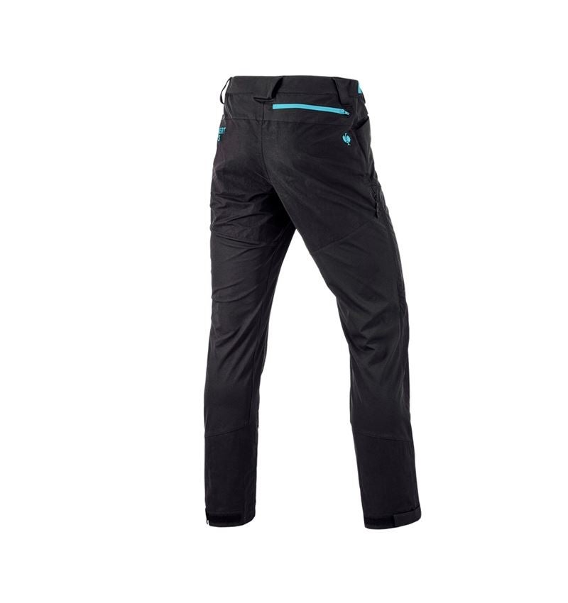 Topics: Hybrid functional trousers e.s.trail + black/lapisturquoise 6