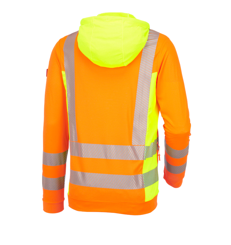 Topics: High-vis functional hooded jacket e.s.motion 2020 + high-vis orange/high-vis yellow 3