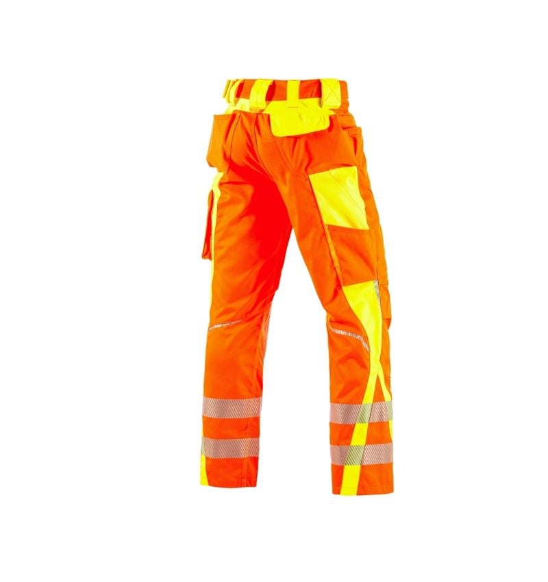 Work Trousers: High-vis trousers e.s.motion 2020 + high-vis orange/high-vis yellow 3