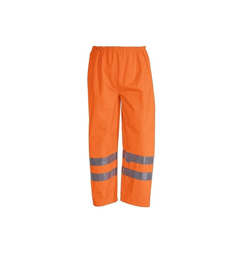 Work Trousers: STONEKIT High-vis trousers + high-vis orange