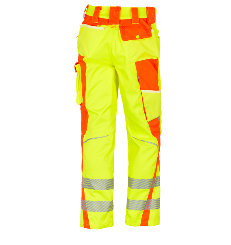 Work Trousers: High-vis trousers e.s.motion 2020 winter + high-vis yellow/high-vis orange 3