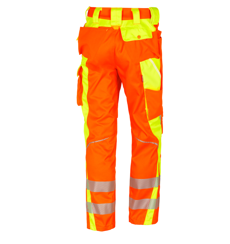 Cold: High-vis trousers e.s.motion 2020 winter + high-vis orange/high-vis yellow 3