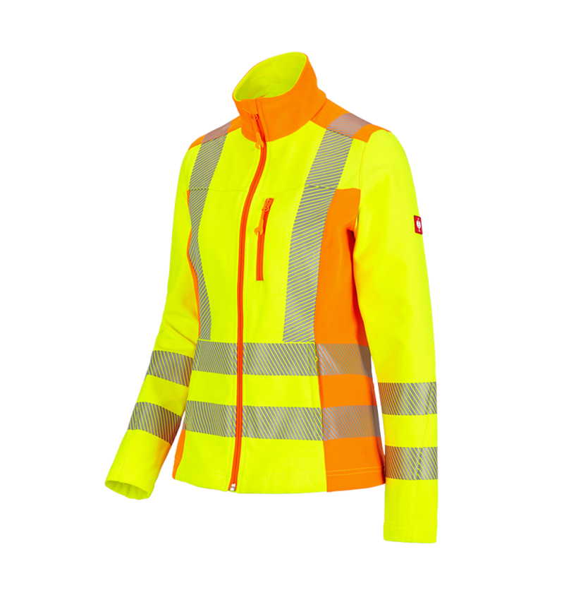 Topics: High-vis soft.jacket softlight e.s.motion 2020,lad + high-vis yellow/high-vis orange 2