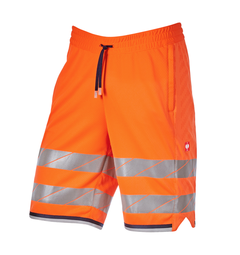 Clothing: High-vis functional shorts e.s.ambition + high-vis orange/navy 5