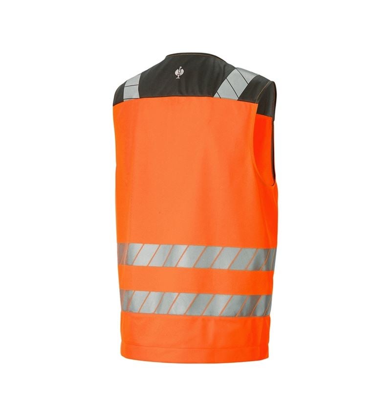 Work Body Warmer: High-vis bodywarmer e.s.motion 24/7 + high-vis orange/anthracite 6